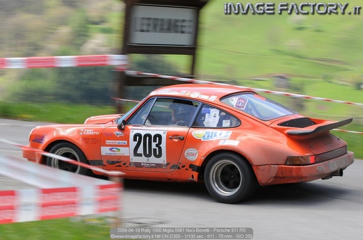 2008-04-19 Rally 1000 Miglia 0991 Noci-Bonetti - Porsche 911 RS